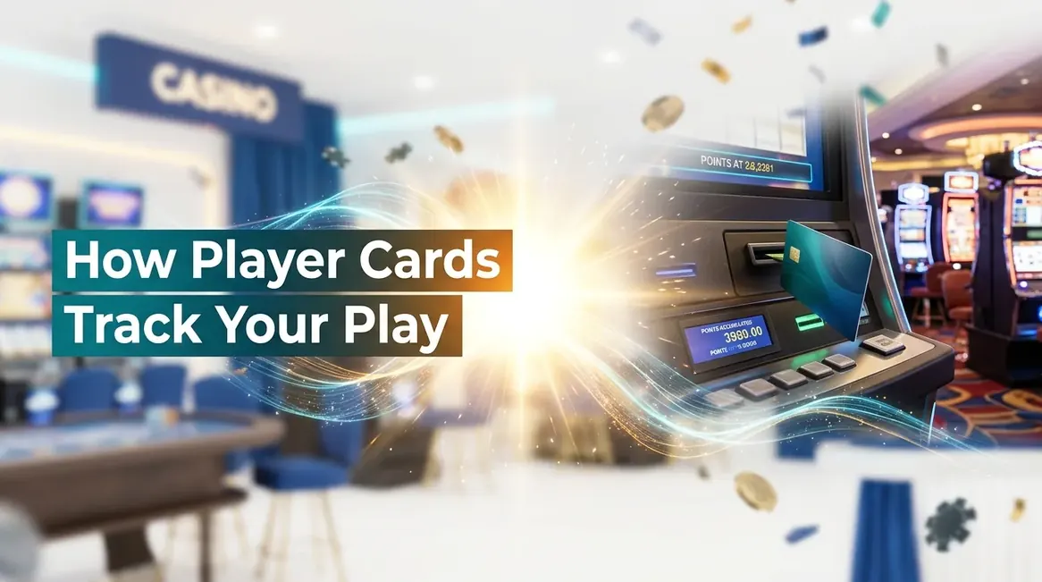Player card in slot machine tracking play